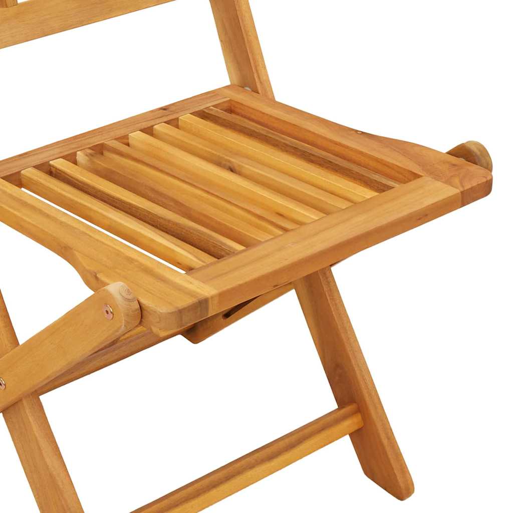Ensemble bistro de jardin 3 pcs Marron Bois d'Acacia Massif - XIOS