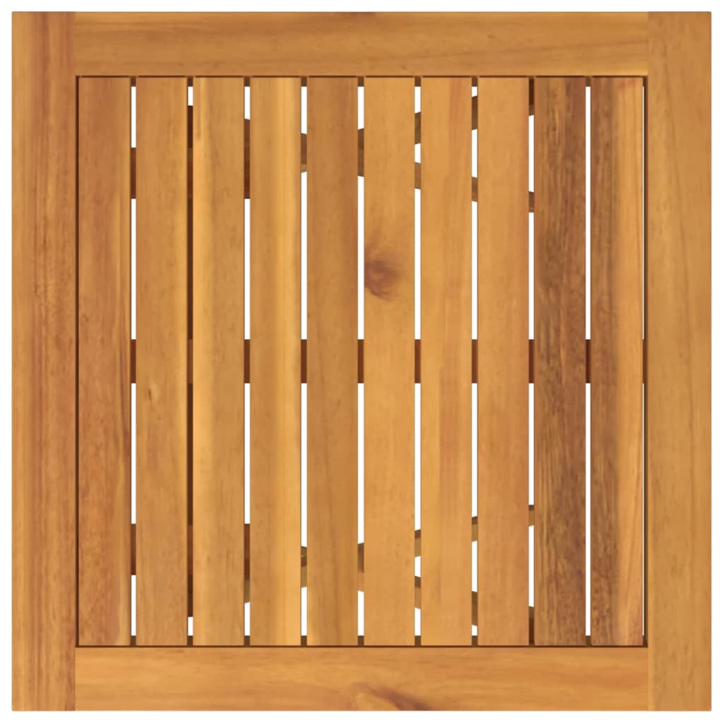 Ensemble bistro de jardin 3 pcs Marron Bois d'Acacia Massif - XIOS