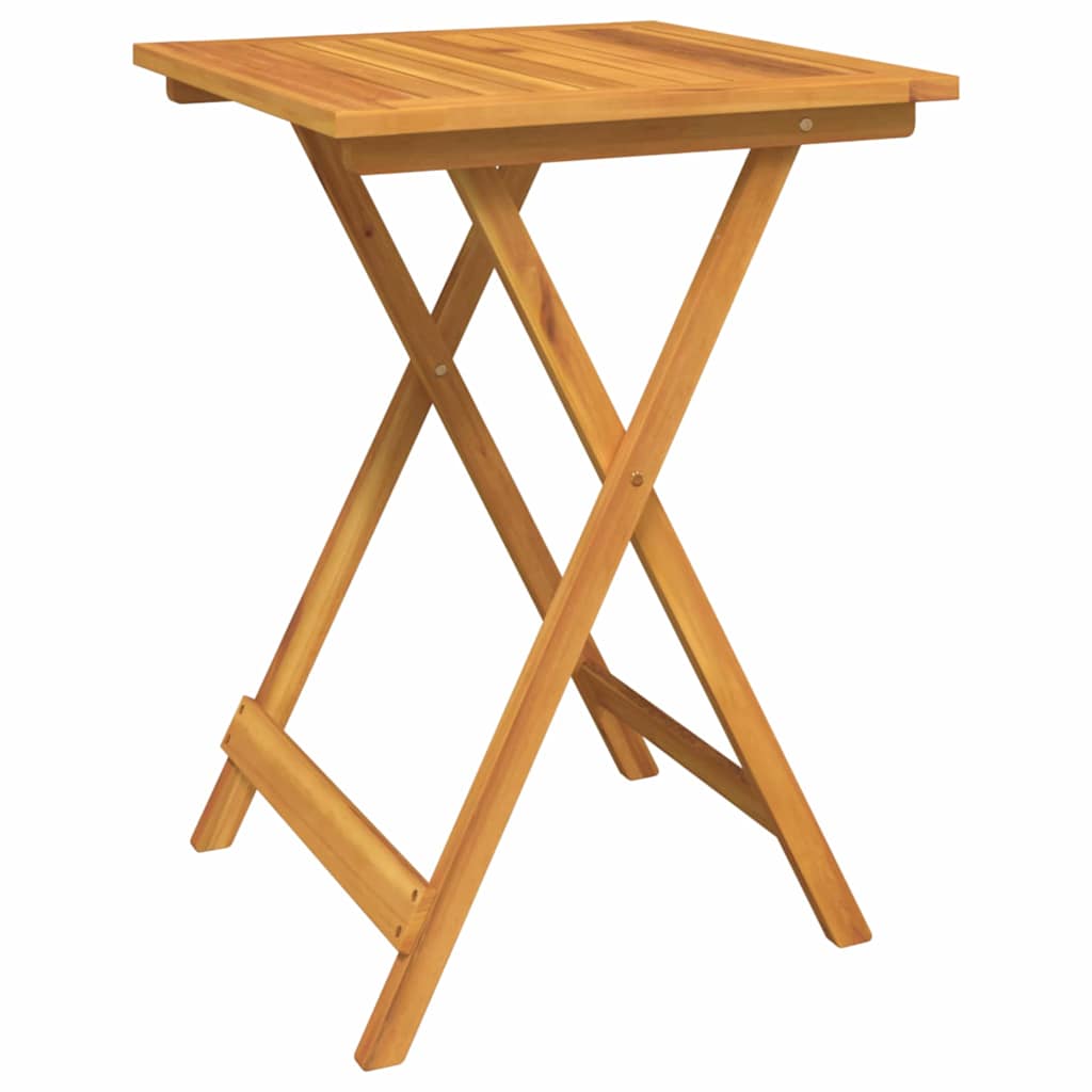 Ensemble bistro de jardin 3 pcs Marron Bois d'Acacia Massif - XIOS