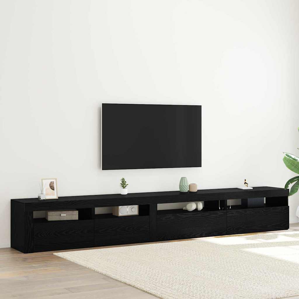 Ensemble de Meuble TV 3 pcs Chêne noir 270 x 35 x 40 cm - XIOS