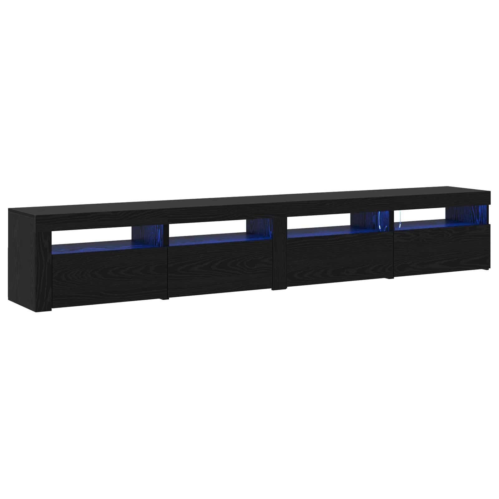 Ensemble meuble TV 3 pcs Chêne noir 240 x 35 x 40 cm - XIOS