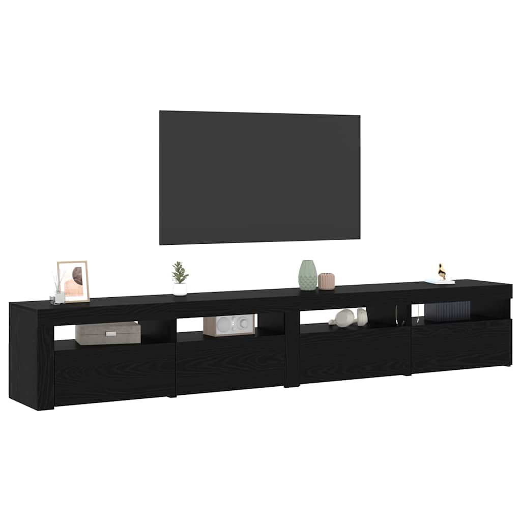 Ensemble de Meuble TV 3 pcs Chêne noir 240 x 35 x 40 cm - XIOS