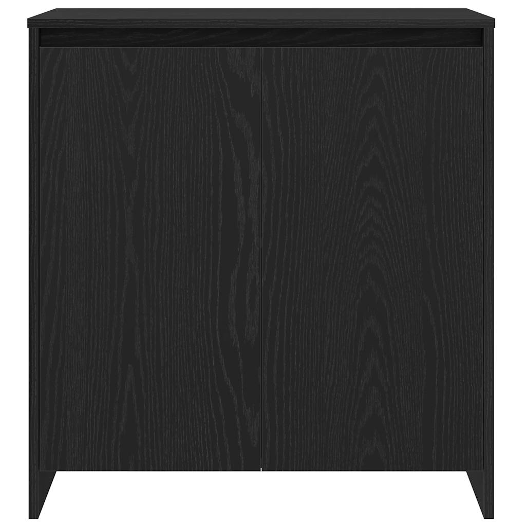 Buffet 2 pc Noir 70 x 41 x 75 cm Bois d'ingénierie