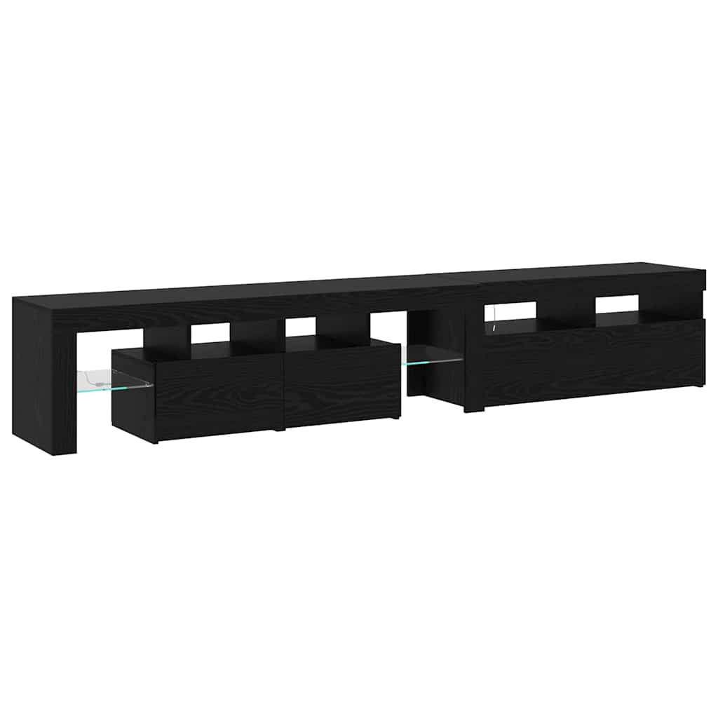Meubles TV 2 pcs Chêne noir 290 x 36.5 x 40 cm - XIOS