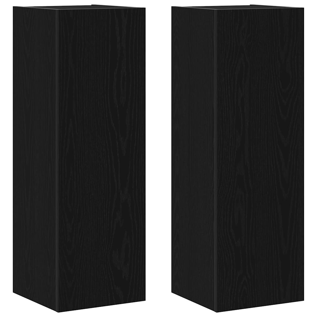 Ensemble meuble TV 8 pcs Chêne noir 100 x 30 x 30 cm - XIOS