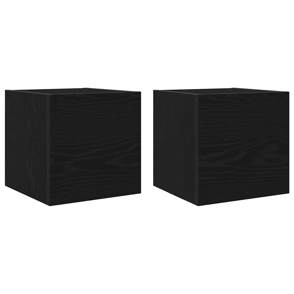 Ensemble meuble TV 8 pcs Chêne noir Bois d'ingénierie - XIOS
