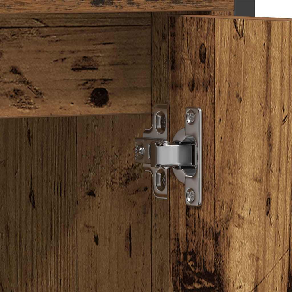 Ensemble de mobilier de salle de bain 3 pièces Marron