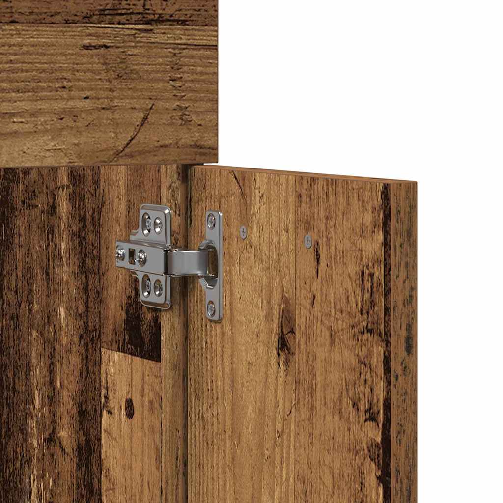 Ensemble de rangement Montage mural 4 pcs Bois d'ingénierie - XIOS