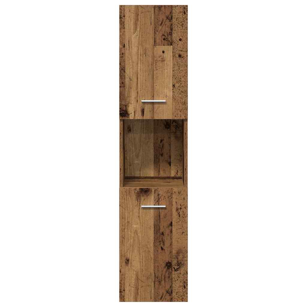 Ensemble de mobilier de salle de bain 4 pièces Bois Ancien