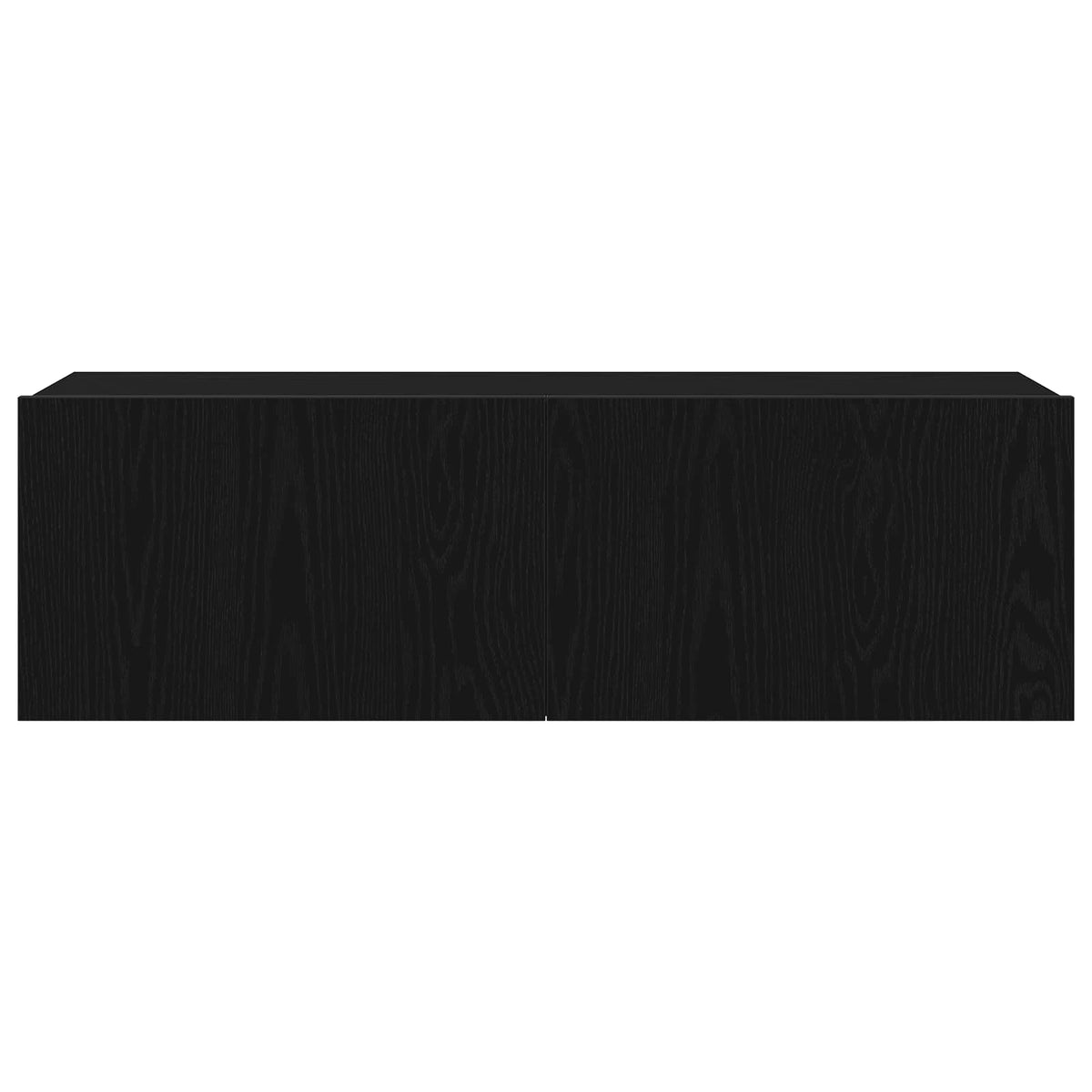 Ensemble meuble TV 7 pc Chêne noir Bois d'ingénierie