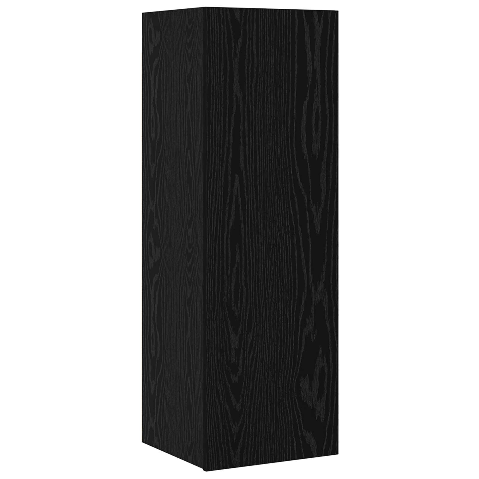 Ensemble meuble TV 6 pc Chêne noir Bois d'ingénierie