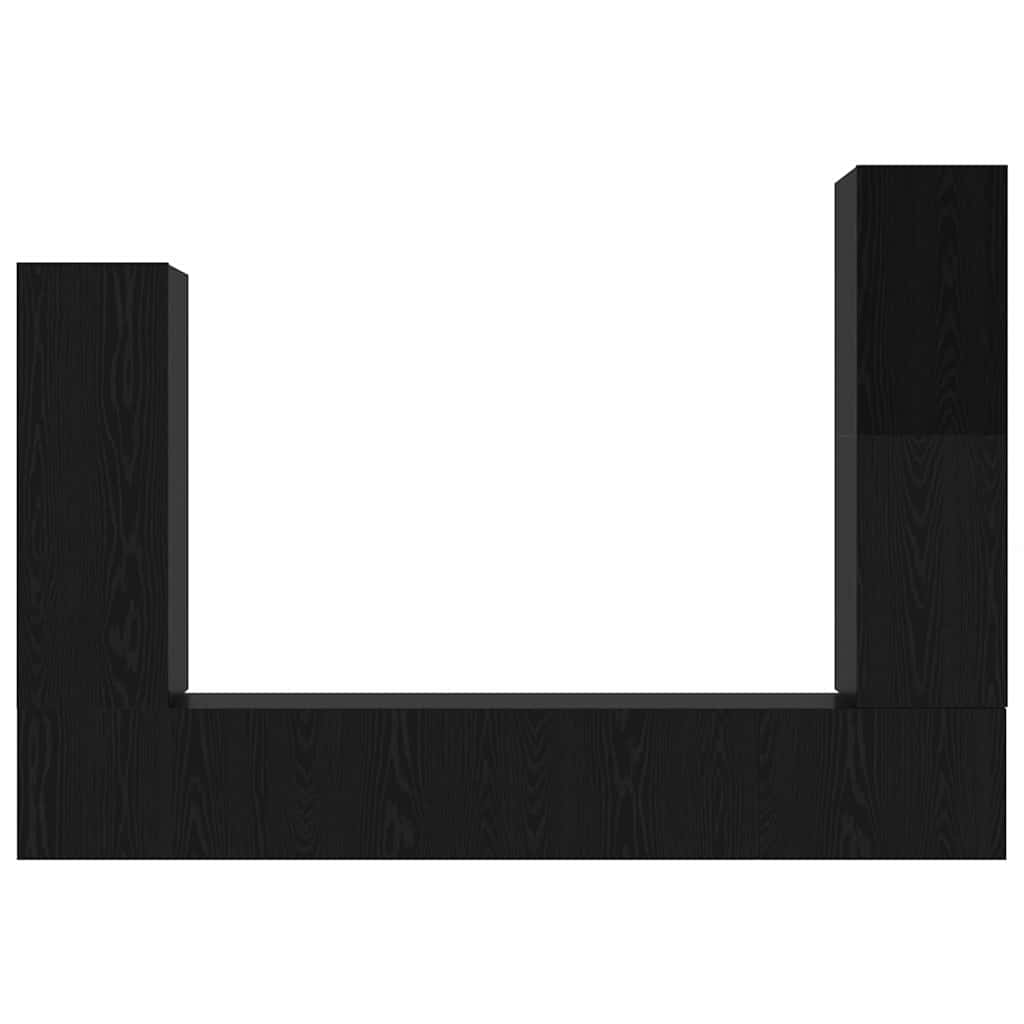 Ensemble meuble TV 4 pcs Chêne noir Bois d'ingénierie - XIOS