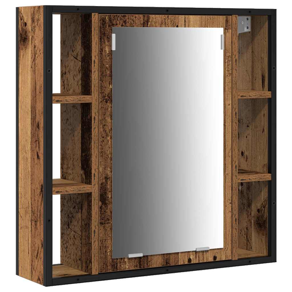 Ensemble de mobilier de salle de bain 4 pc Bois Ancien