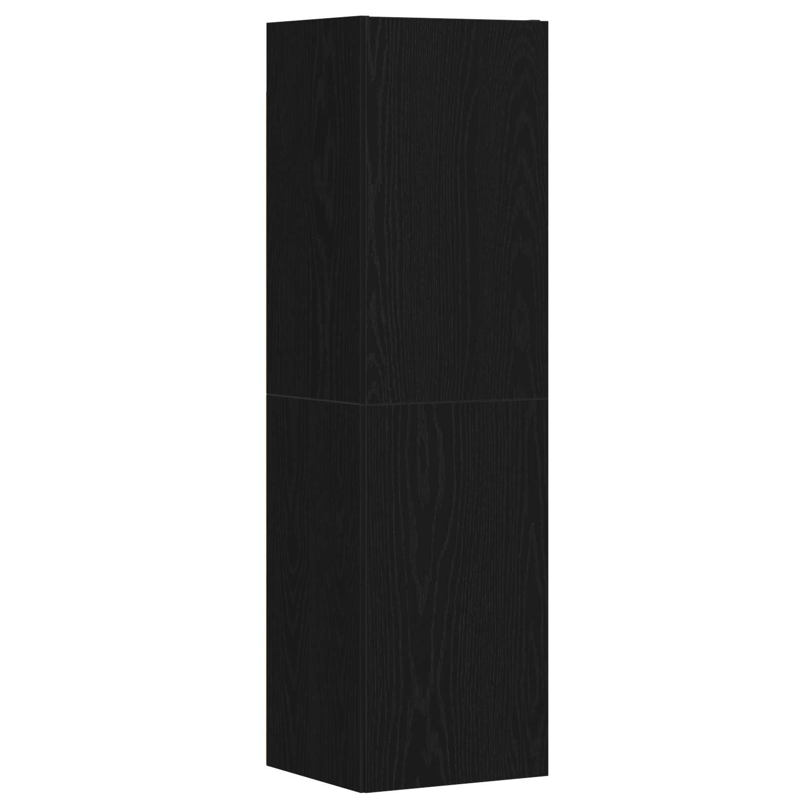 Ensemble meuble TV 4 pc Chêne noir Bois d'ingénierie
