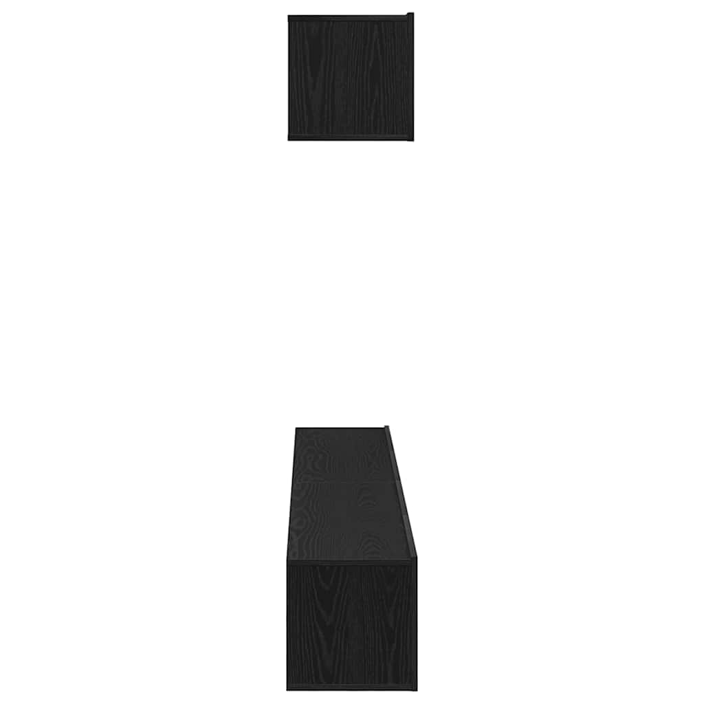 Ensemble meuble TV 4 pcs Chêne noir Bois d'ingénierie - XIOS