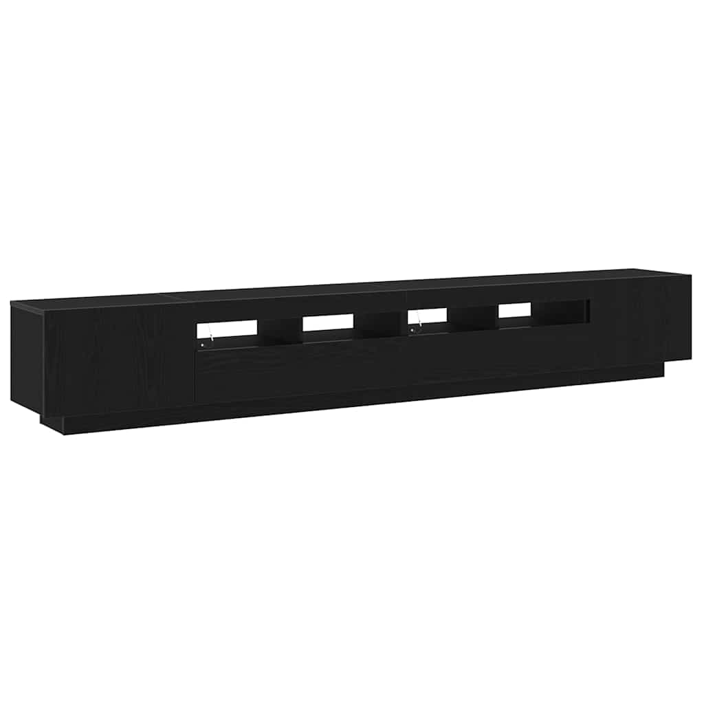 Ensemble meuble TV Montage mural 3 pcs Noir 260 x 35 x 40 cm