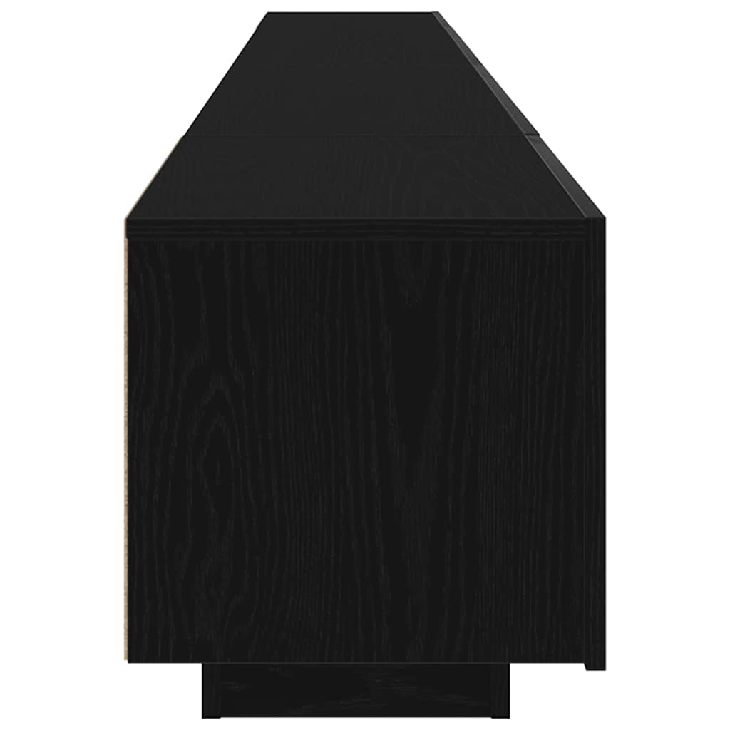 Ensemble meuble TV Montage mural 3 pcs Noir 260 x 35 x 40 cm
