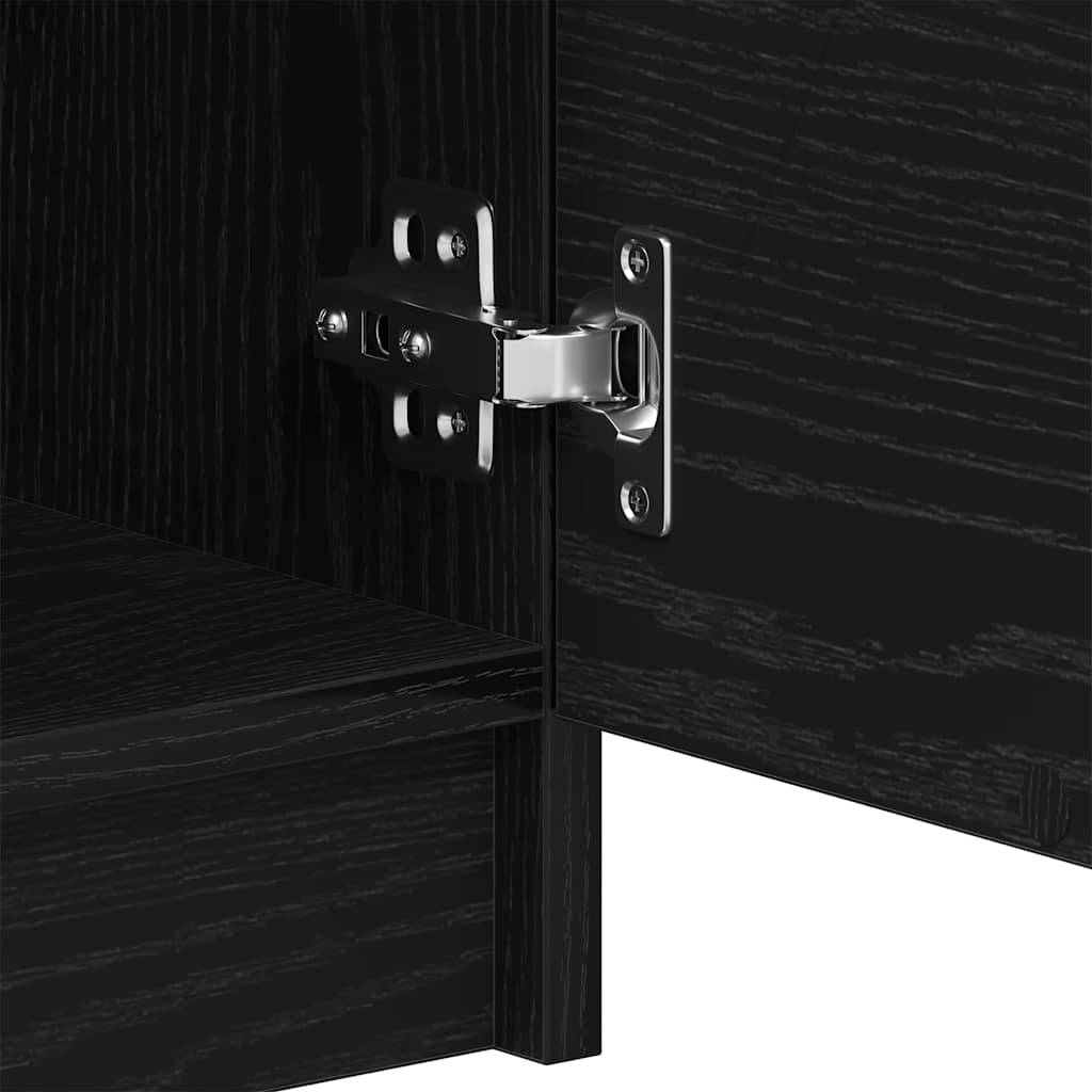 Buffet 2 pcs Chêne noir 60 x 30 x 70 cm Bois d'ingénierie - XIOS