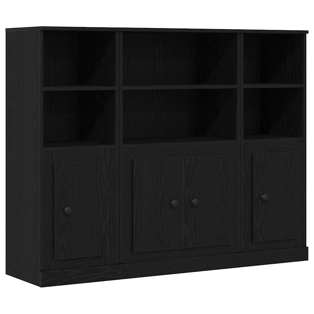 Highboard Chêne noir 132 x 35,5 x 103,5 cm Bois d'ingénierie - XIOS