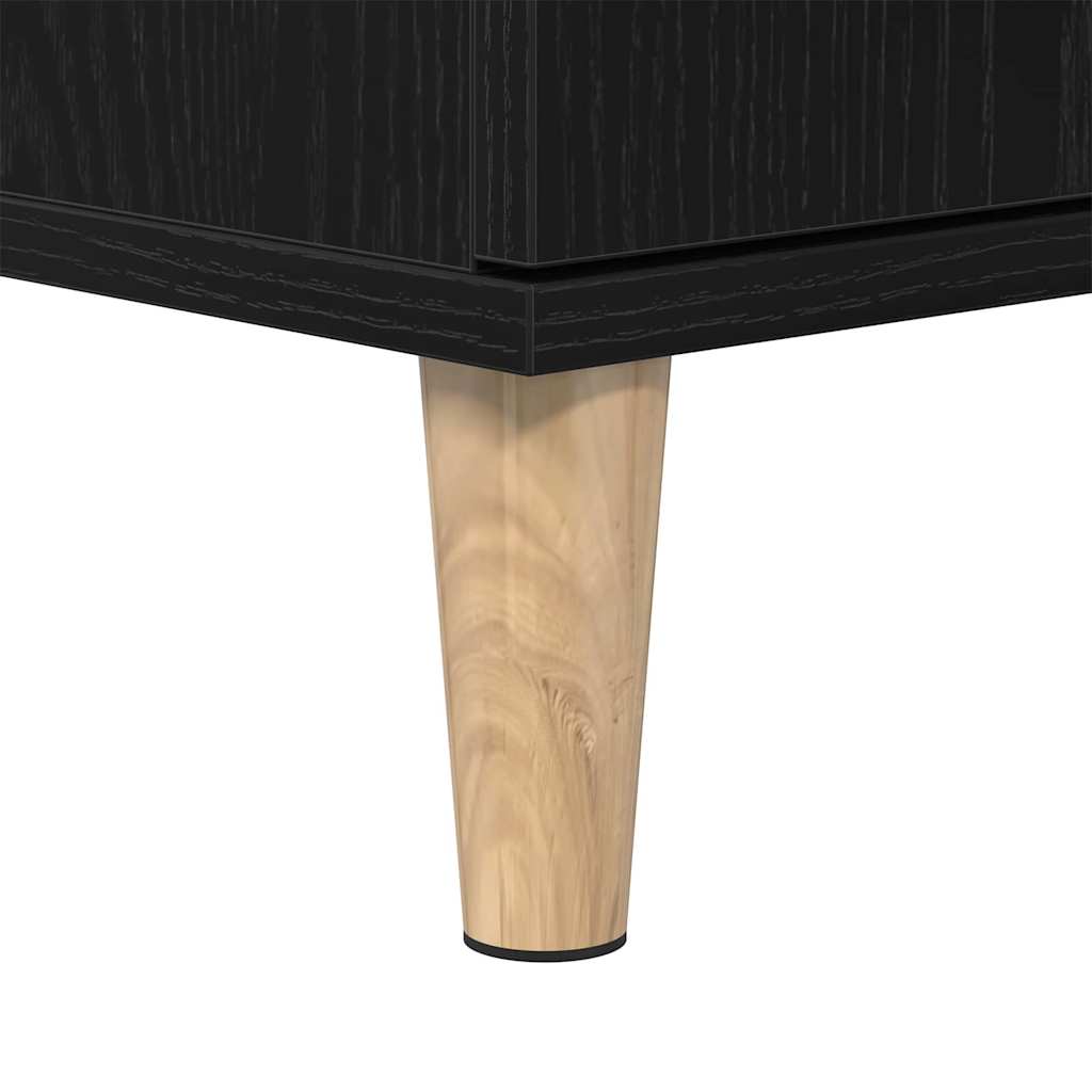 Ensemble de mobilier de salle de bain 3 pièces Chêne noir