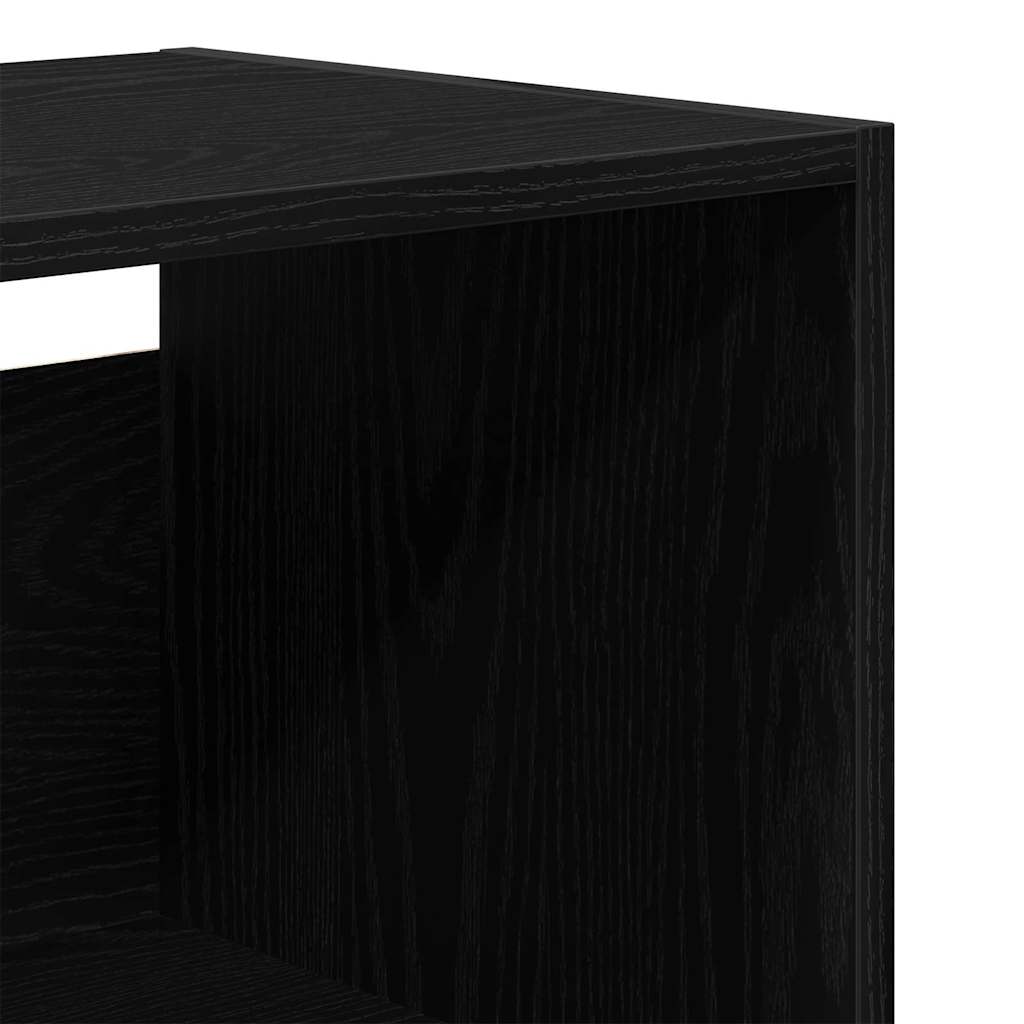 Haut Armoire 2 pcs Chêne noir Bois d'ingénierie - XIOS