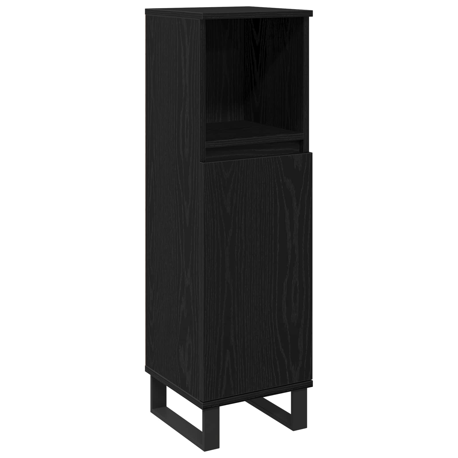 Ensemble de mobilier de salle de bain 3 pc Chêne noir