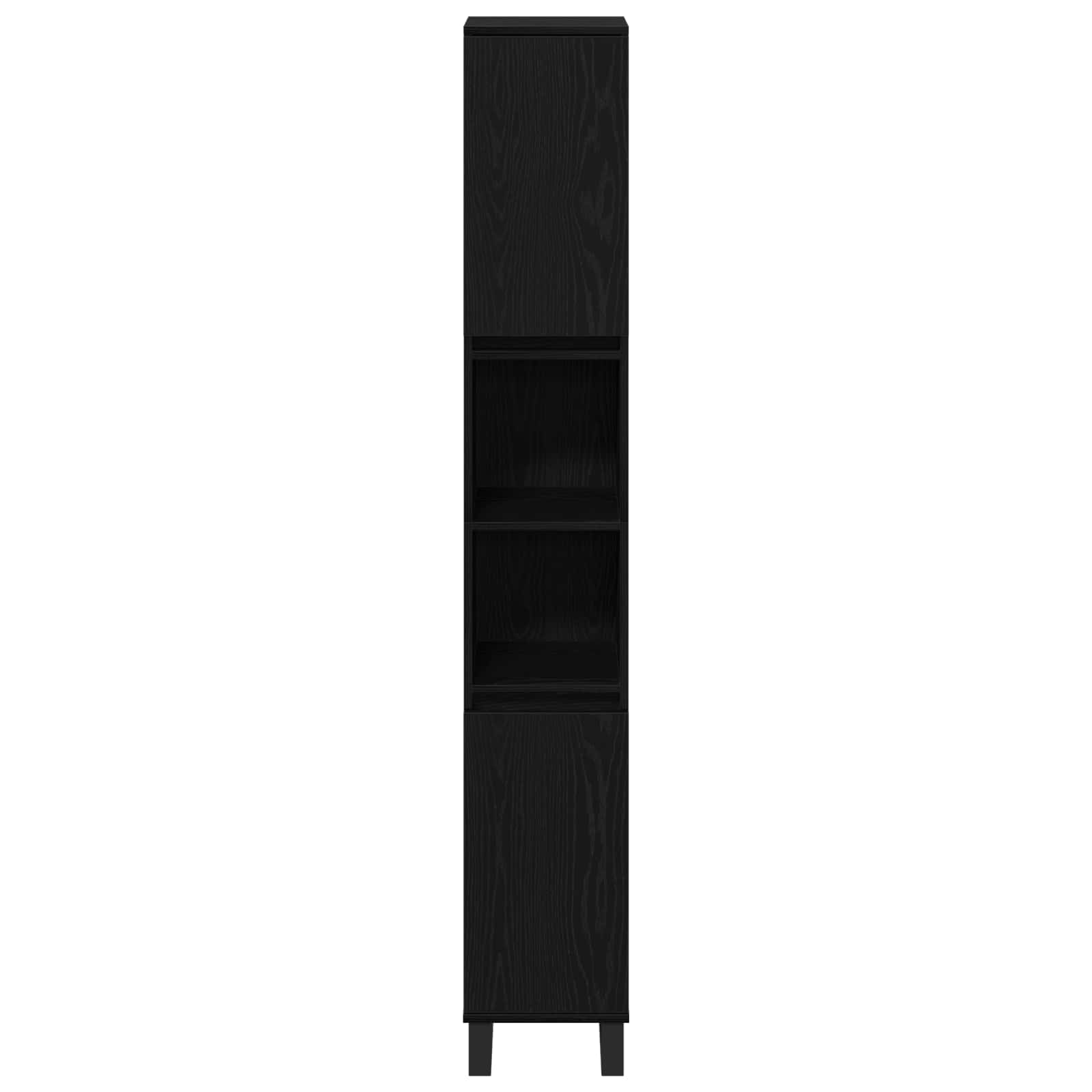 Ensemble de mobilier de salle de bain 3 pc Chêne noir