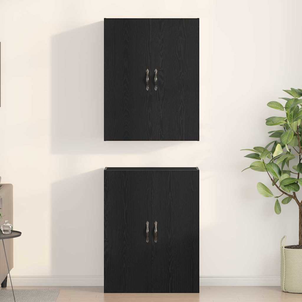 Meuble mural 2 pcs Chêne noir 69,5 x 34 x 90 cm - XIOS