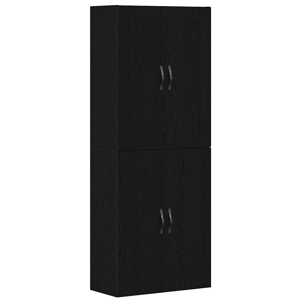 Meuble mural 2 pcs Chêne noir 69,5 x 34 x 90 cm - XIOS