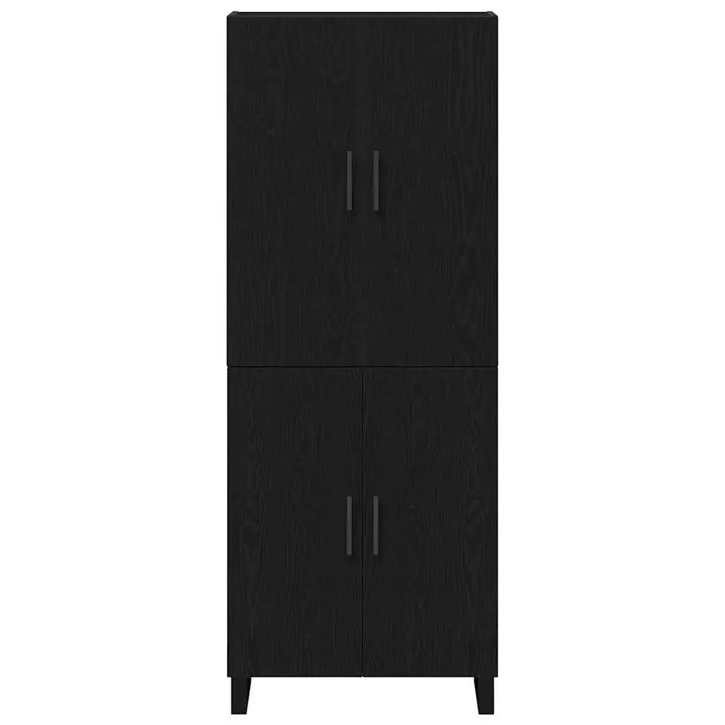 Haut Armoire 2 pc Chêne noir 69,5 x 34 x 180 cm - XIOS