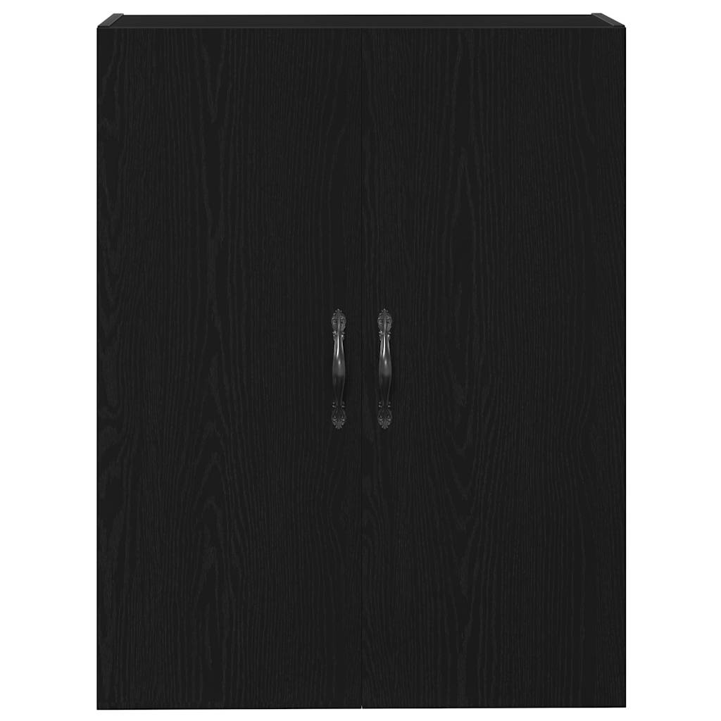 Haut Armoire 2 pc Chêne noir 69,5 x 34 x 180 cm
