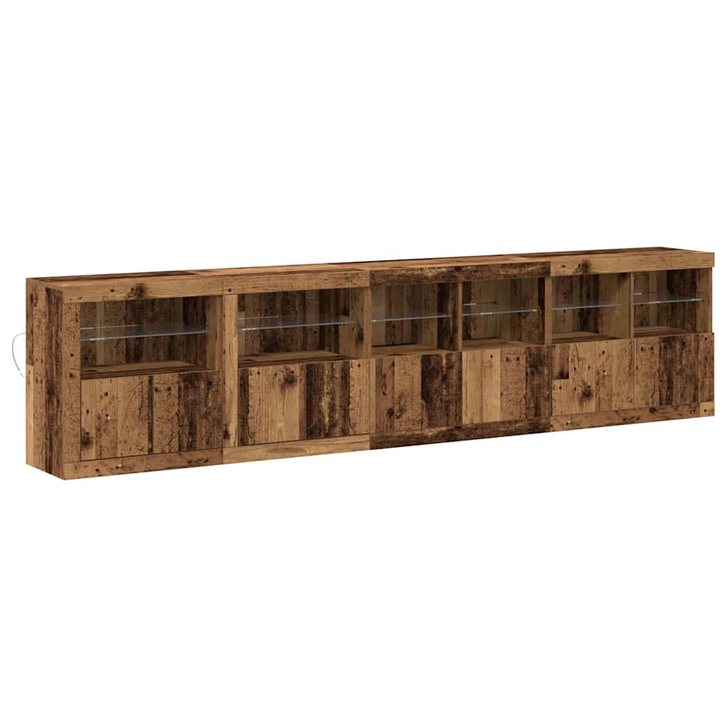 Buffet Bois ancien 283 x 37 x 67 cm Bois d'ingénierie - XIOS