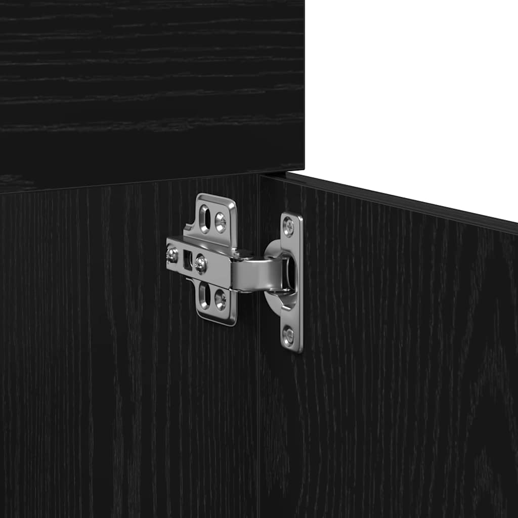 Armoire de salle de bain Chêne noir 90 x 38,5 x 46 cm