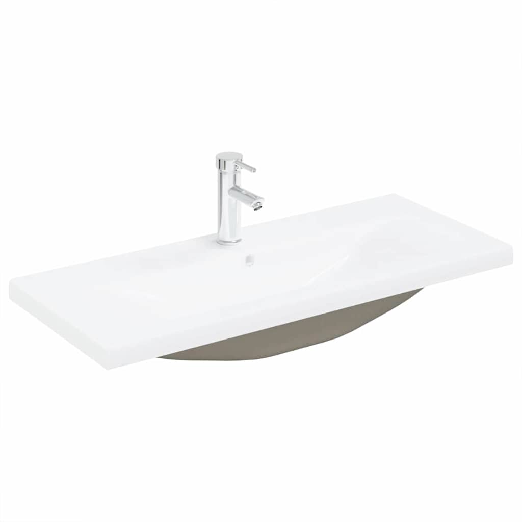 Meuble de Lavabo de Salle de Bain Chêne noir 90 x 39 x 62 cm - XIOS