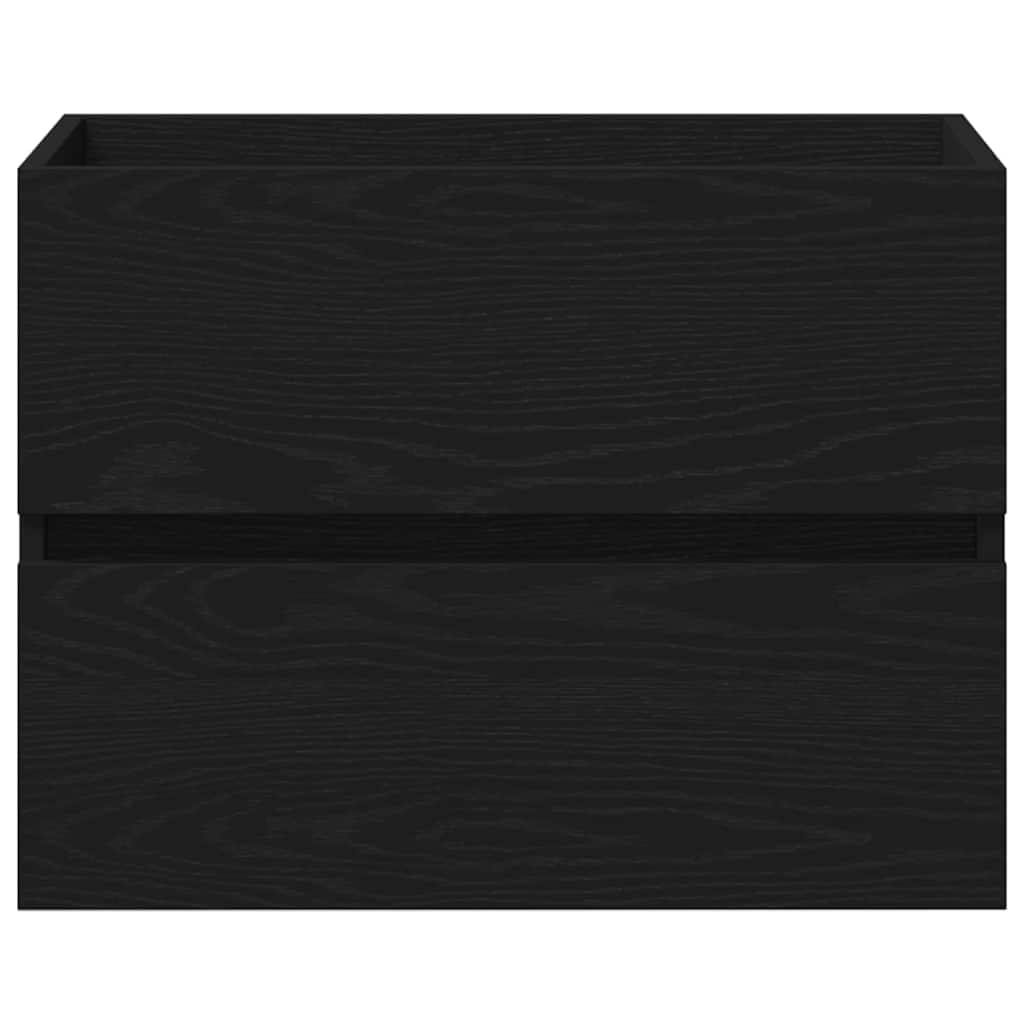Meuble de Lavabo de Salle de Bain Chêne noir 60 x 39 x 62 cm - XIOS