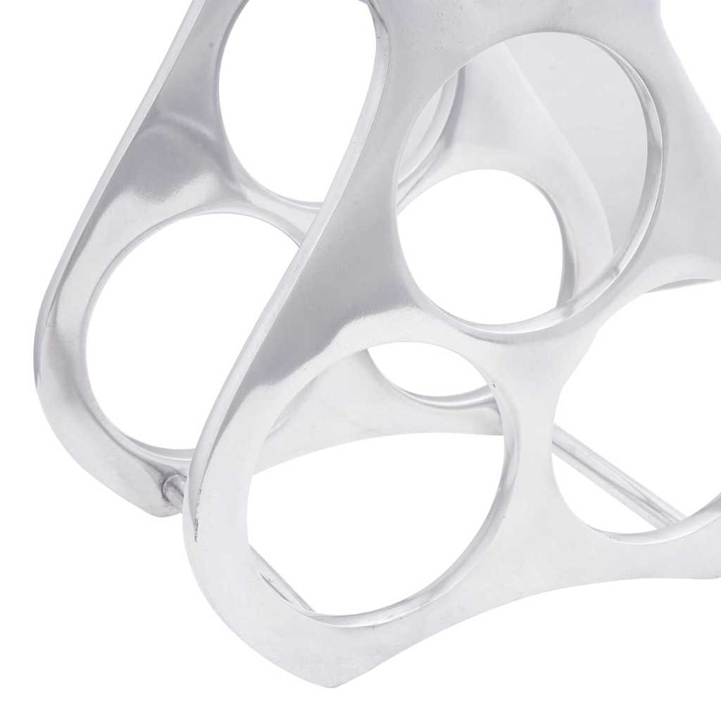 Étagère à vin Argent 23 x 14 x 28 cm Aluminium - XIOS