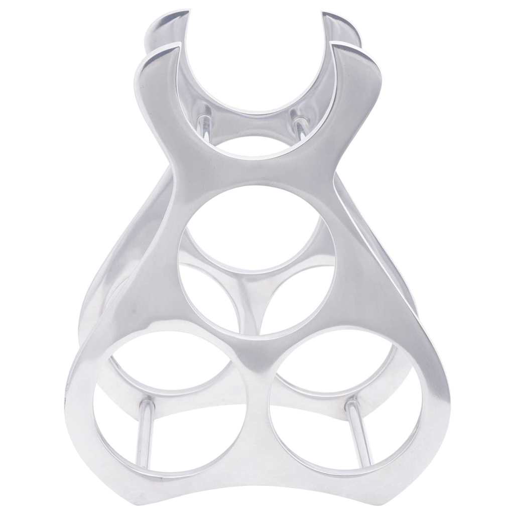 Étagère à vin Argent 23 x 14 x 28 cm Aluminium - XIOS