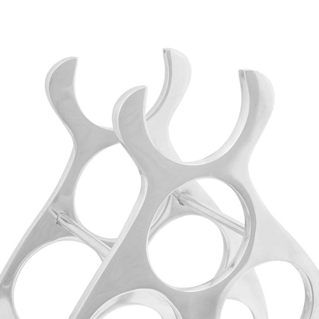 Étagère à vin Argent 38 x 33 x 13 cm Aluminium - XIOS
