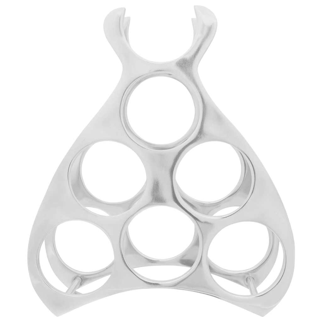 Étagère à vin Argent 38 x 33 x 13 cm Aluminium - XIOS