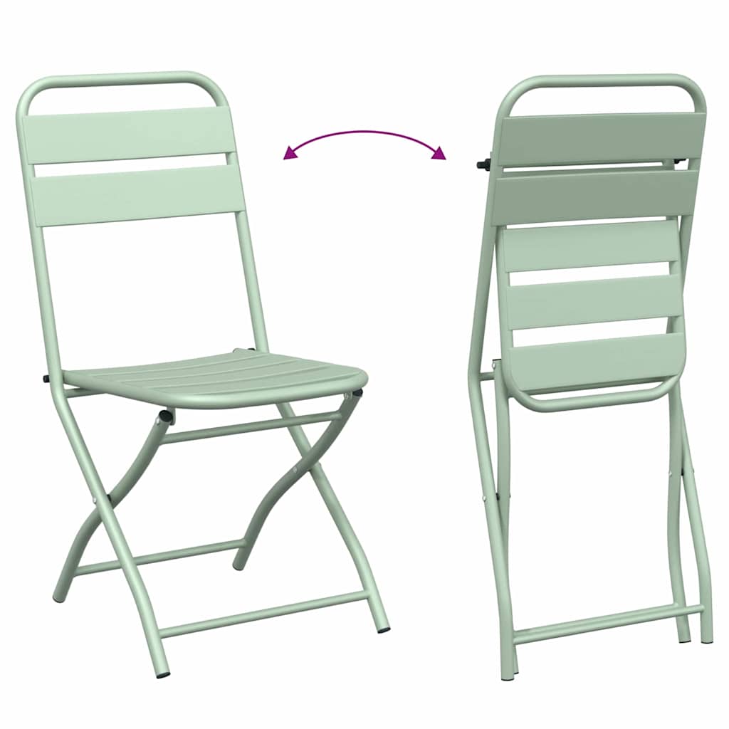 Ensemble bistrot 3 pcs Vert Acier - XIOS