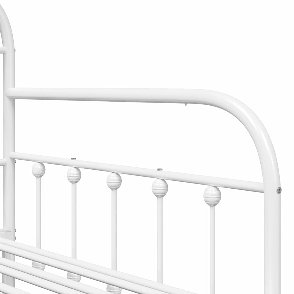 Cadre de lit de jour Blanc 107 x 203 cm Acier enduit de poudre - XIOS