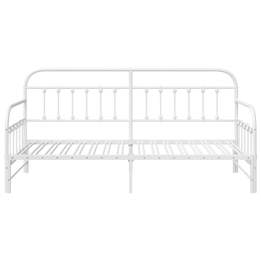 Cadre de lit de jour Blanc 107 x 203 cm Acier enduit de poudre - XIOS