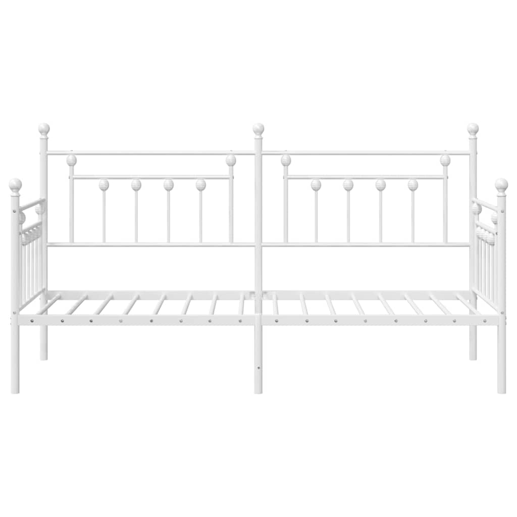 Cadre de lit de jour Blanc 75 x 190 cm Acier - XIOS