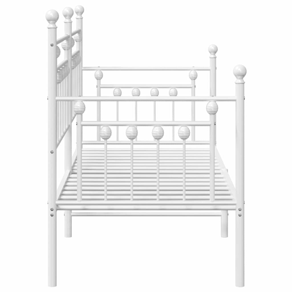 Cadre de lit de jour Blanc 80 x 200 cm Acier - XIOS
