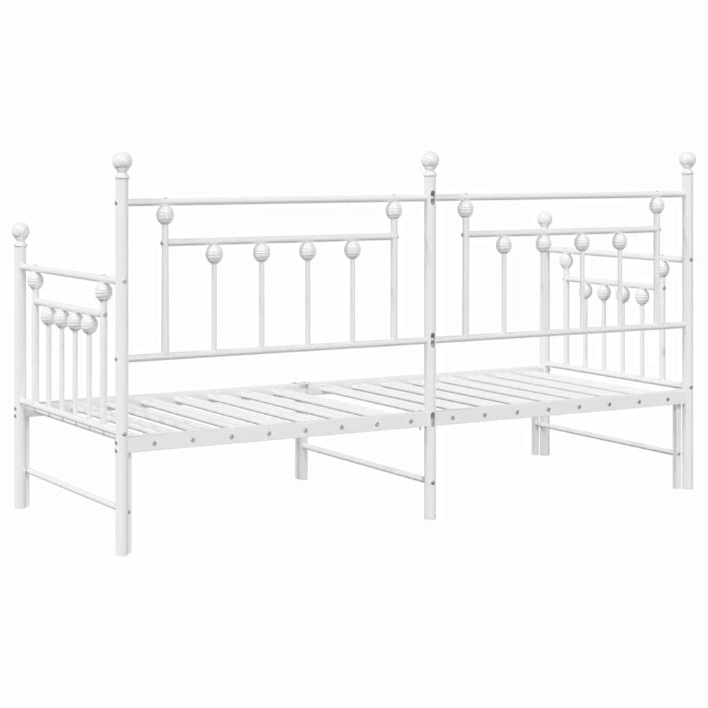 Cadre de lit de jour Blanc 80 x 200 cm Acier - XIOS