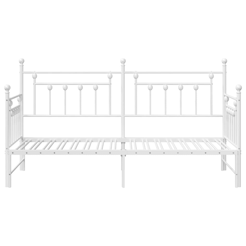 Cadre de lit de jour Blanc 80 x 200 cm Acier - XIOS