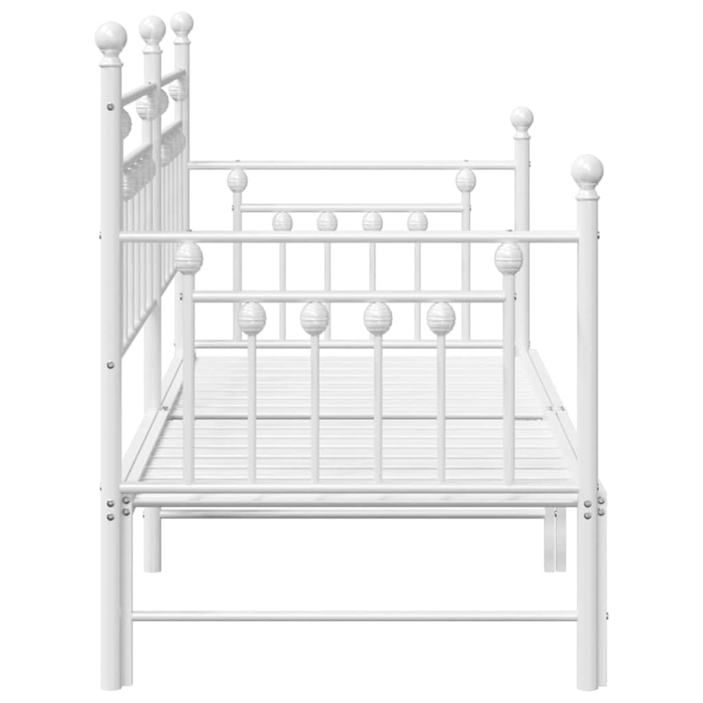 Cadre de lit de jour Blanc 80 x 200 cm Acier - XIOS