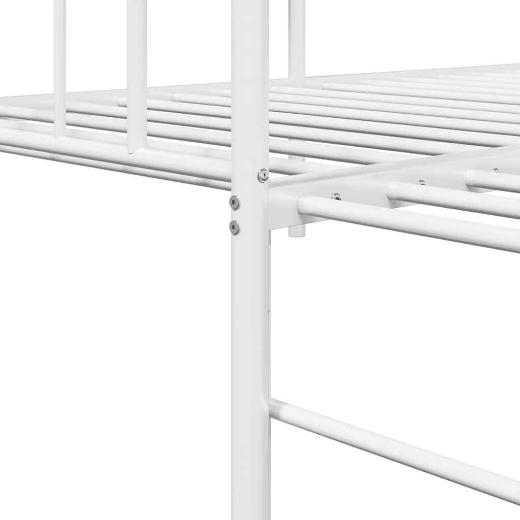 Cadre de lit de jour Blanc 90 x 190 cm Acier - XIOS