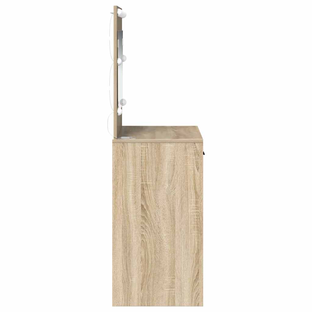 Table de Toilette Chêne Sonoma 78,5 x 41 x 135 cm