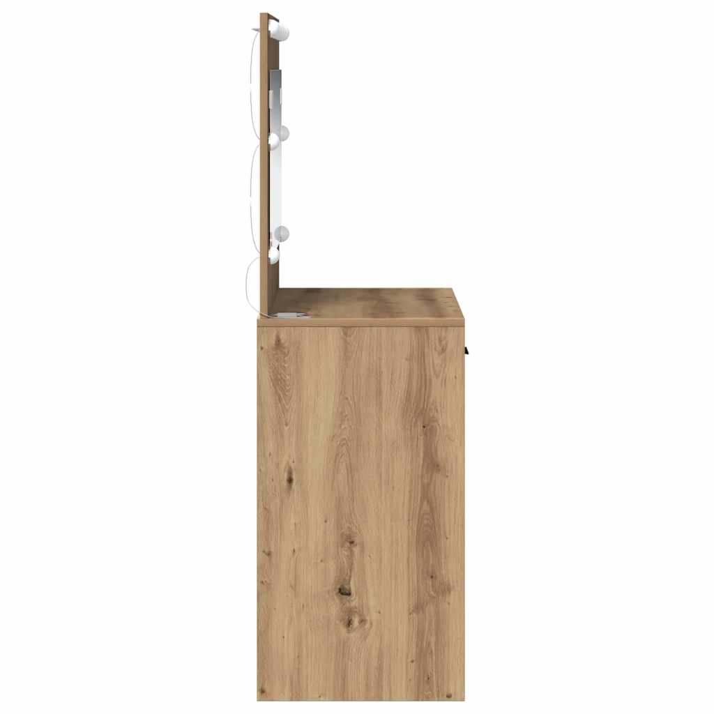 Table de Toilette Chêne artisanal 78,5 x 41 x 135 cm